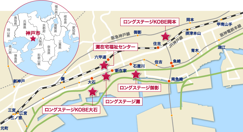 施設分布地図